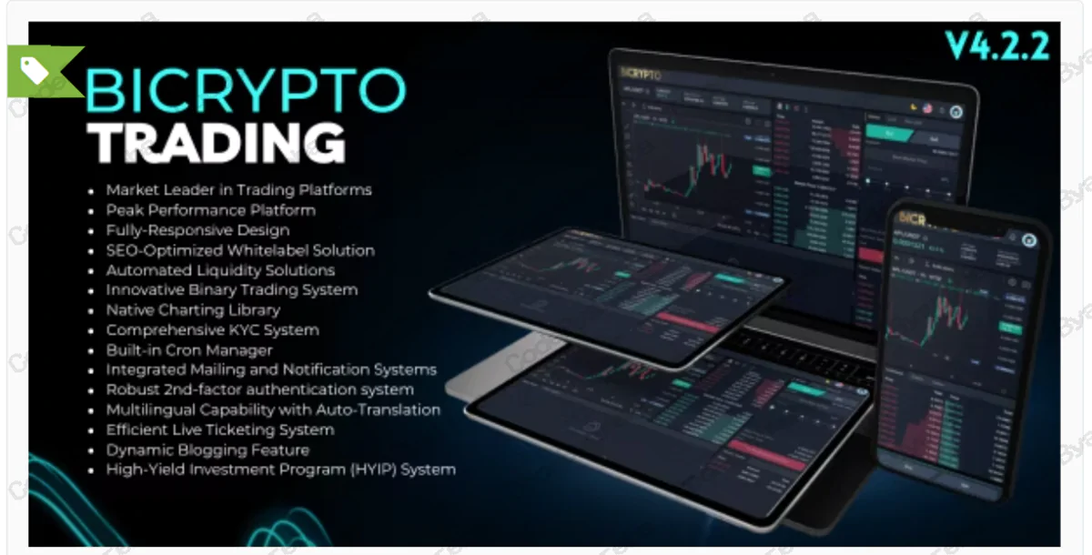 Bicrypto - Crypto Trading Platform, Binary Trading, Investments, Blog, News & More! v4.4.1 +