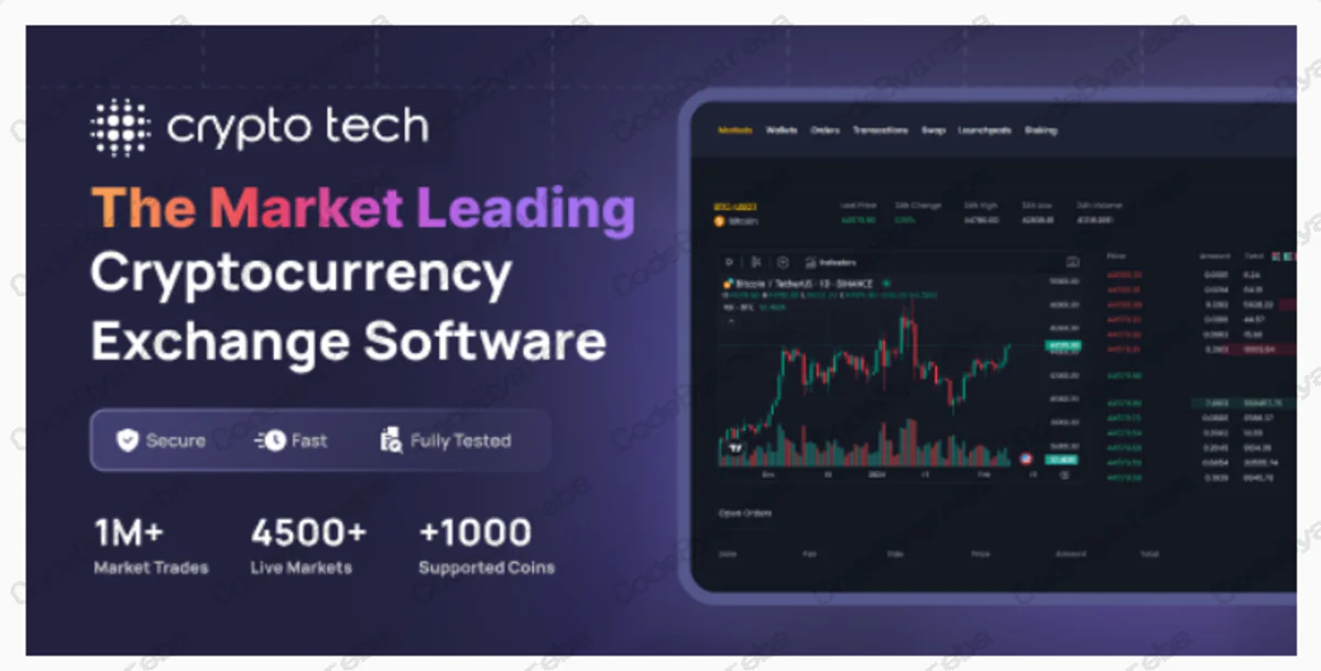 CryptoTech - Crypto Exchange Software, Spot, Futures, Binary, Cryptocurrency Swap, CEX, P2P Exchange