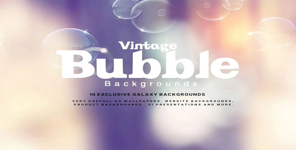 Vintage Bubble Backgrounds