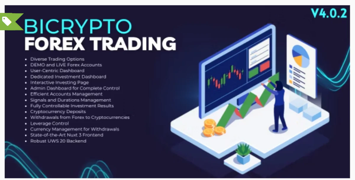 Forex Trading & Investment Addon For Bicrypto - Forex, Stocks, Shares, Indices, Commodities, Equitie