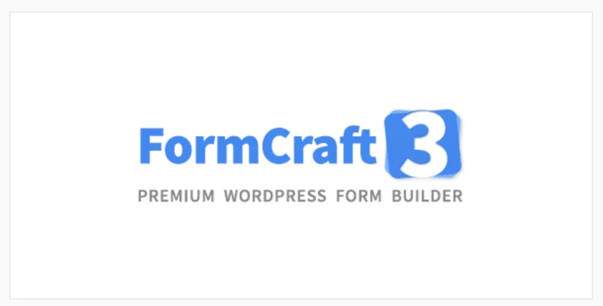 FormCraft - Premium WordPress Form Builder