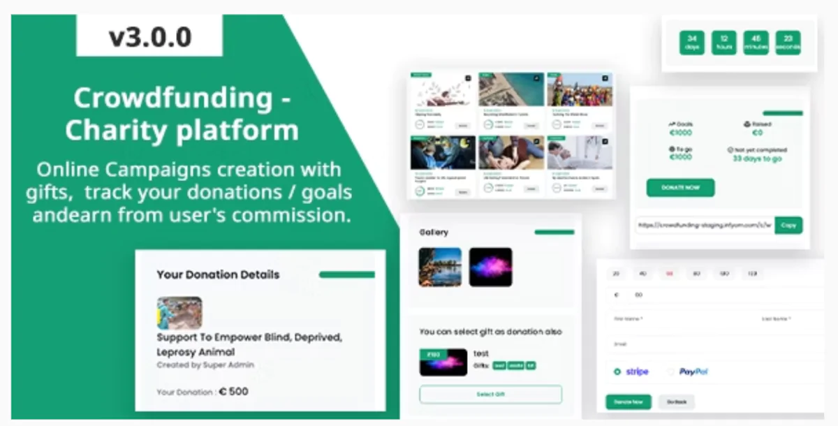 Crowdfunding - Fund raising platform / Charity / Donation